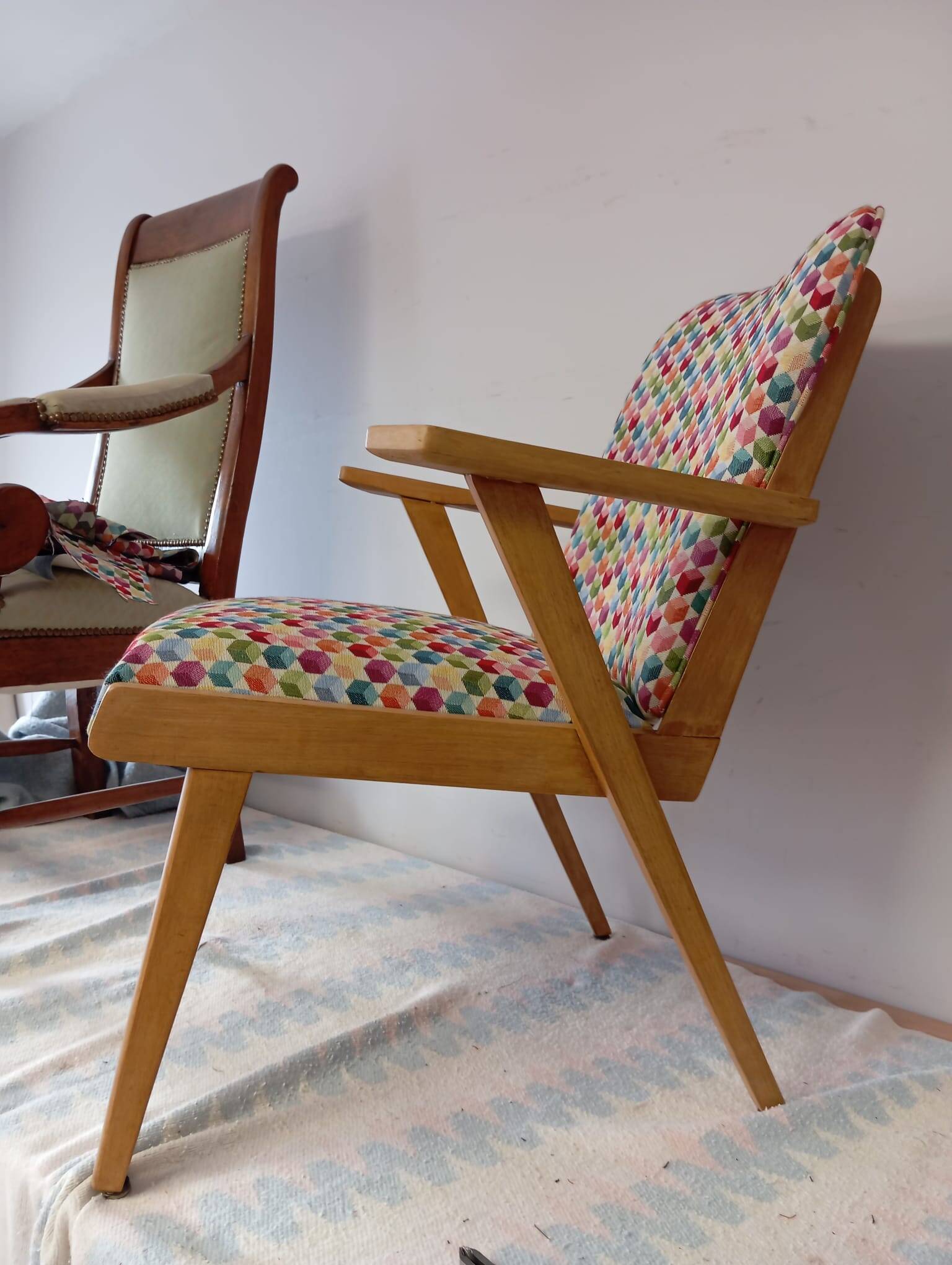 Fauteuil style années 60-70