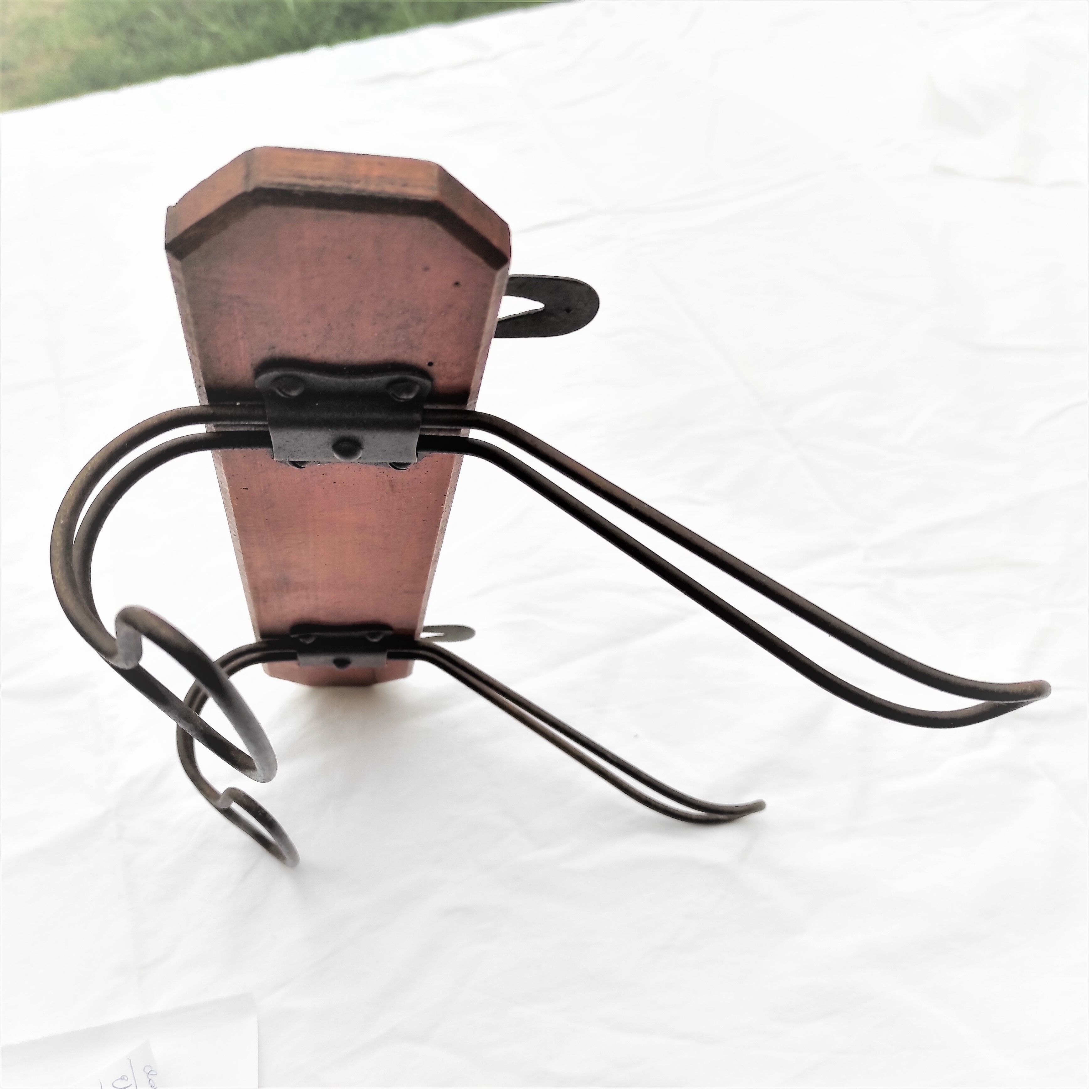Former wooden mural coat holder 1900/1930