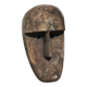 Large Timor mask in patinated wood H:50cm (1)