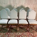 Set of 8 Dutch chairs