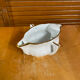 Double sauce boat antique pillivuyt fat lean porcelain white