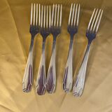 Apollo cutlery series silver metal art deco style
