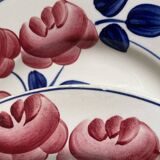 Dessert plates with rose decoration HBCM