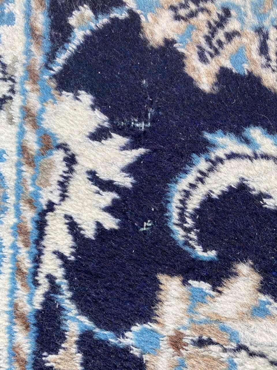Pair of persian Naiin carpets 59x92 cm
