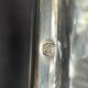 Vase in cut crystal and silver hallmark head of minerva 1st title