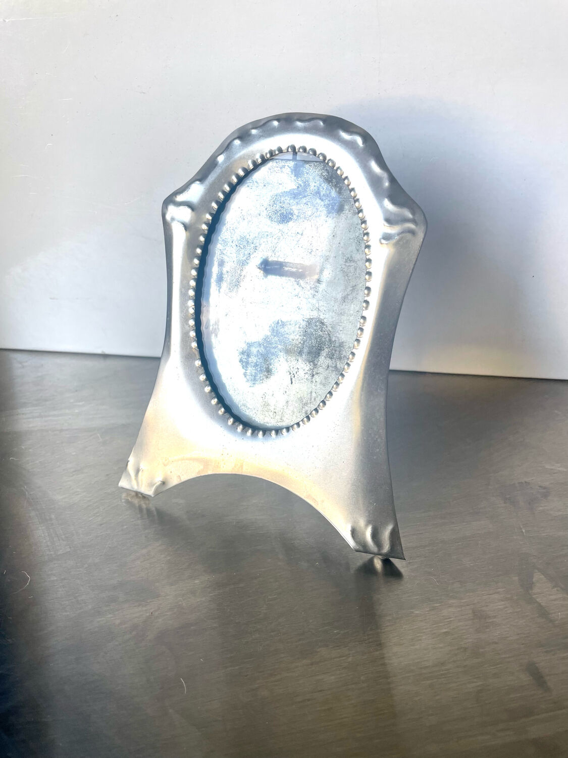 Art nouveau metal picture frame