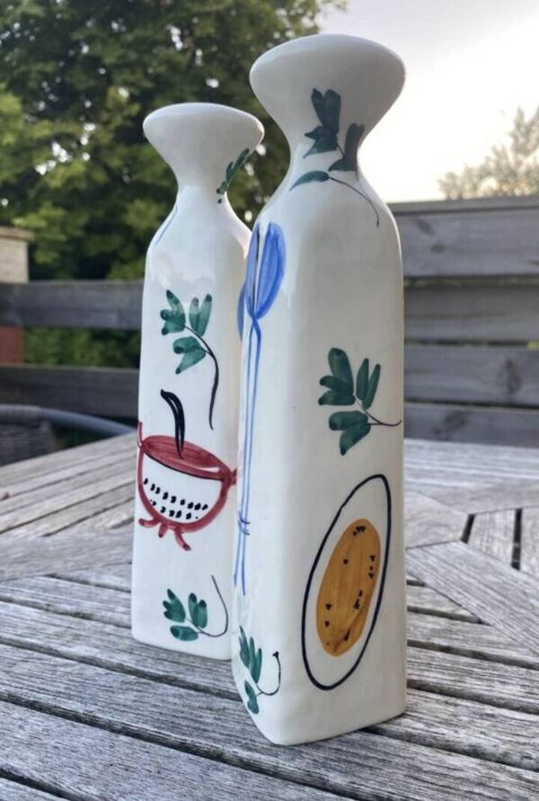 Salière et poivrier, Italie 1930