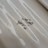 Old Barbotine dish from Digoin and Sarreguemines