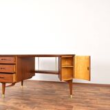 Mid-Century Organic Teak Desk from Sola Møbler, 1960s.