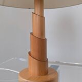 Pair of pine lamps, 1980s