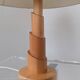 Pair of pine lamps, 1980s
