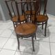 Suite de 4 chaises de bistrot vintage années 1960