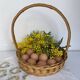 Vintage wicker basket