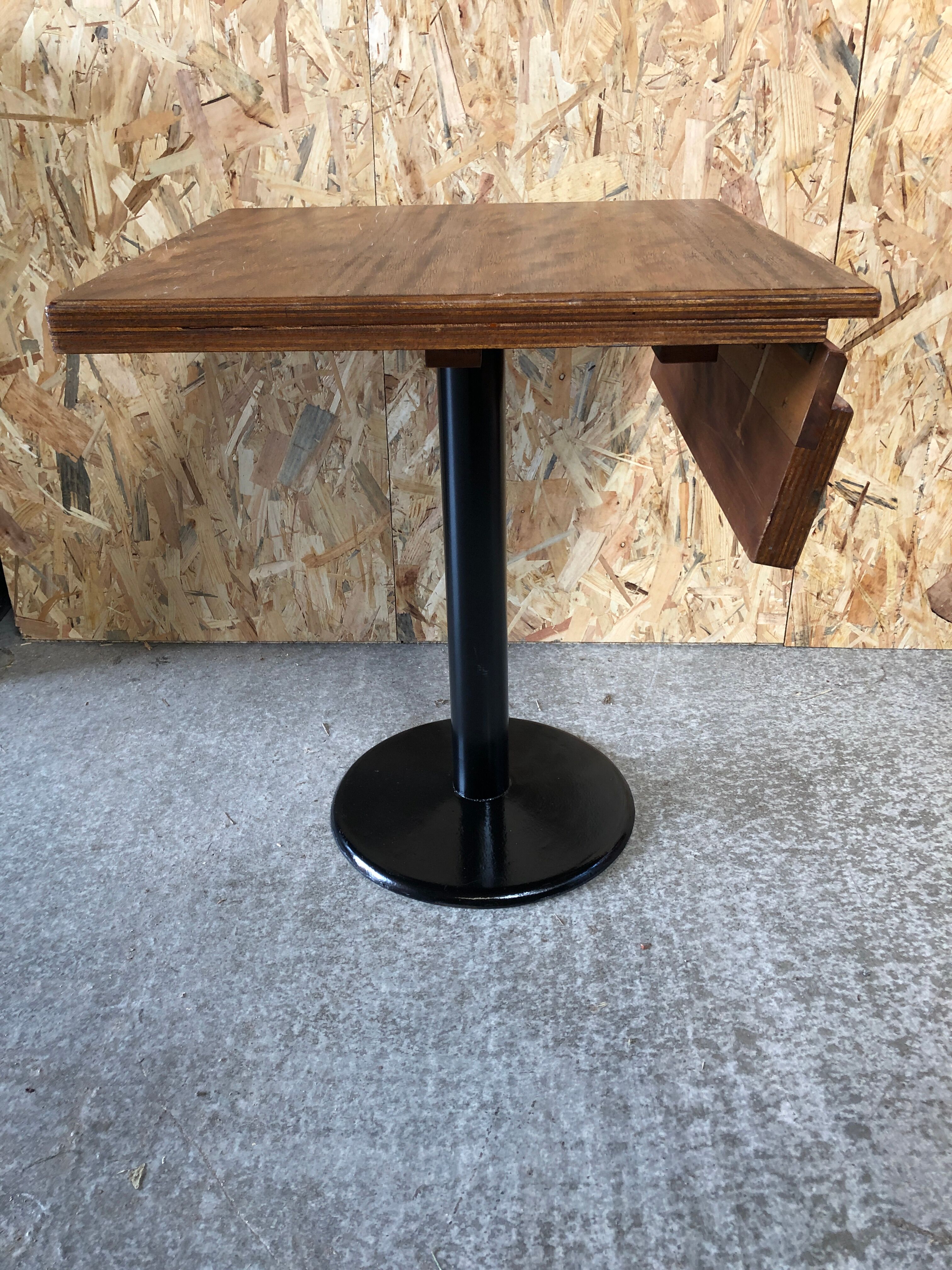 Old bistro table foot cast iron black