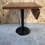 Ancienne table de bistrot pied fonte noir