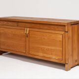 R08 elm sideboard, pierre chapo, 1960s