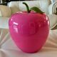 Vintage apple with ice cubes apple pink bucket