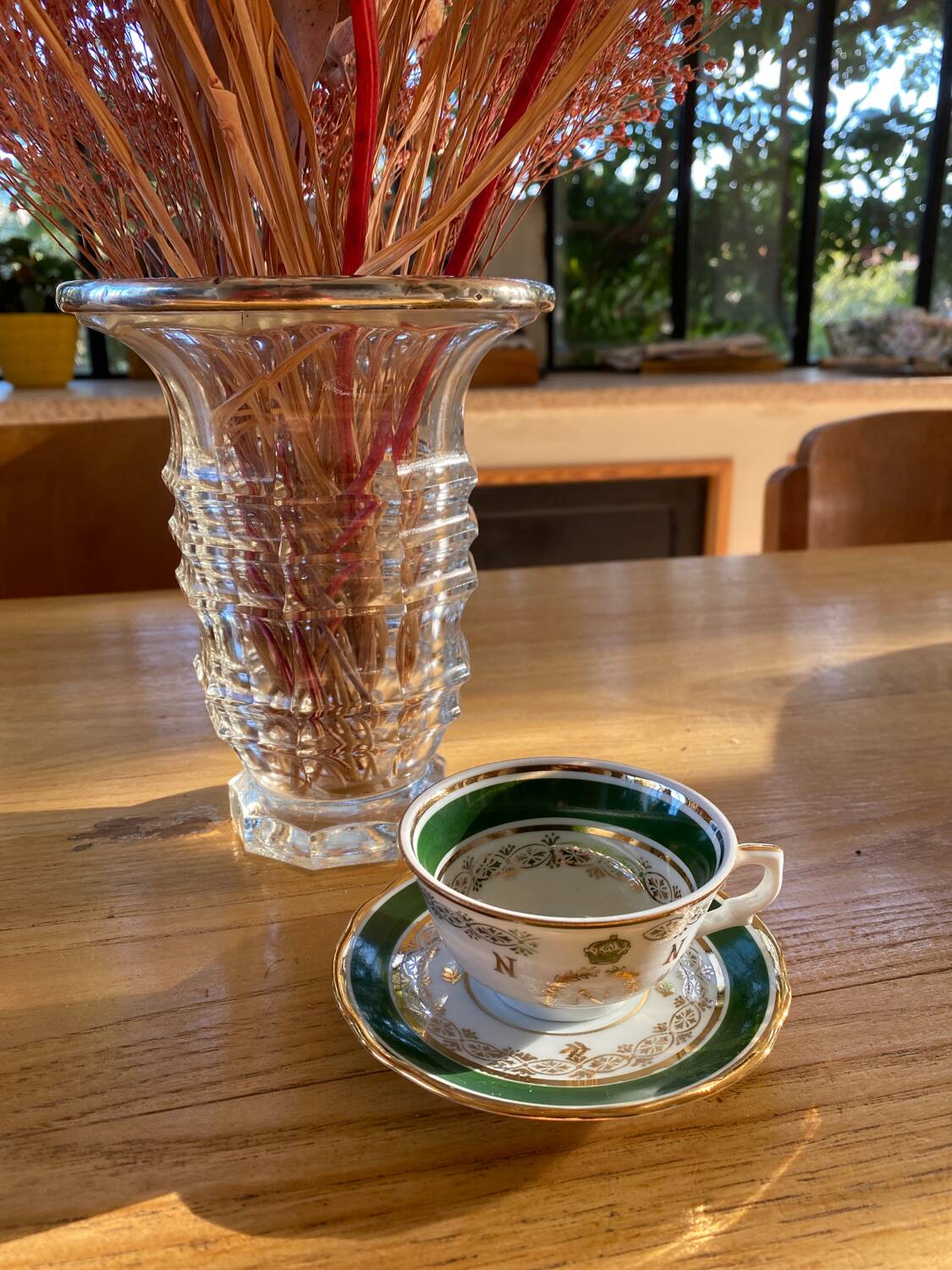 Tasse et sous tasse Napoléon