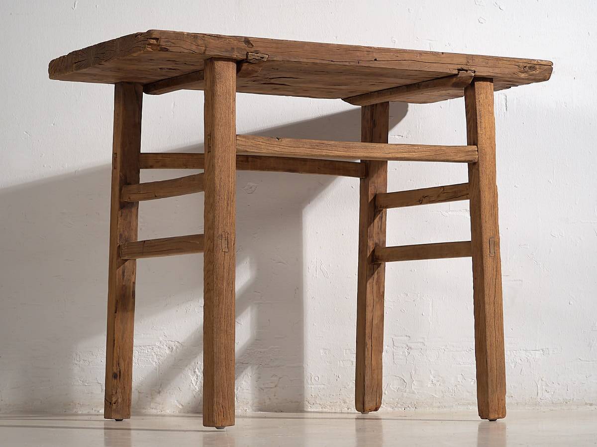 Antique wooden console table (c.1920) #6