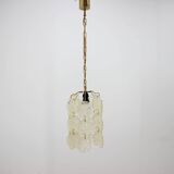 Design Brass and Glass Pendant / Chandelier by Zelezny Brod, 1970s