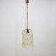 Design Brass and Glass Pendant / Chandelier by Zelezny Brod, 1970s