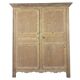 Restored late 19th-century pitch pine wardrobe