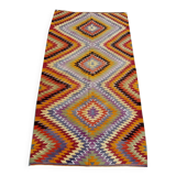 Turkish kilim rug,273x166 cm.MYK-1627