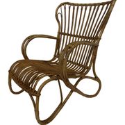 Set of two Belse 8 model Rattan chairs by Dirk van Sliedregt Rohe Noordwolde 1960