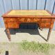 Louis Philippe desk in walnut, with a leather top.