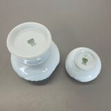 Set of 2 original porcelain op art vase made by royal bavaria kpm germany, 1970s