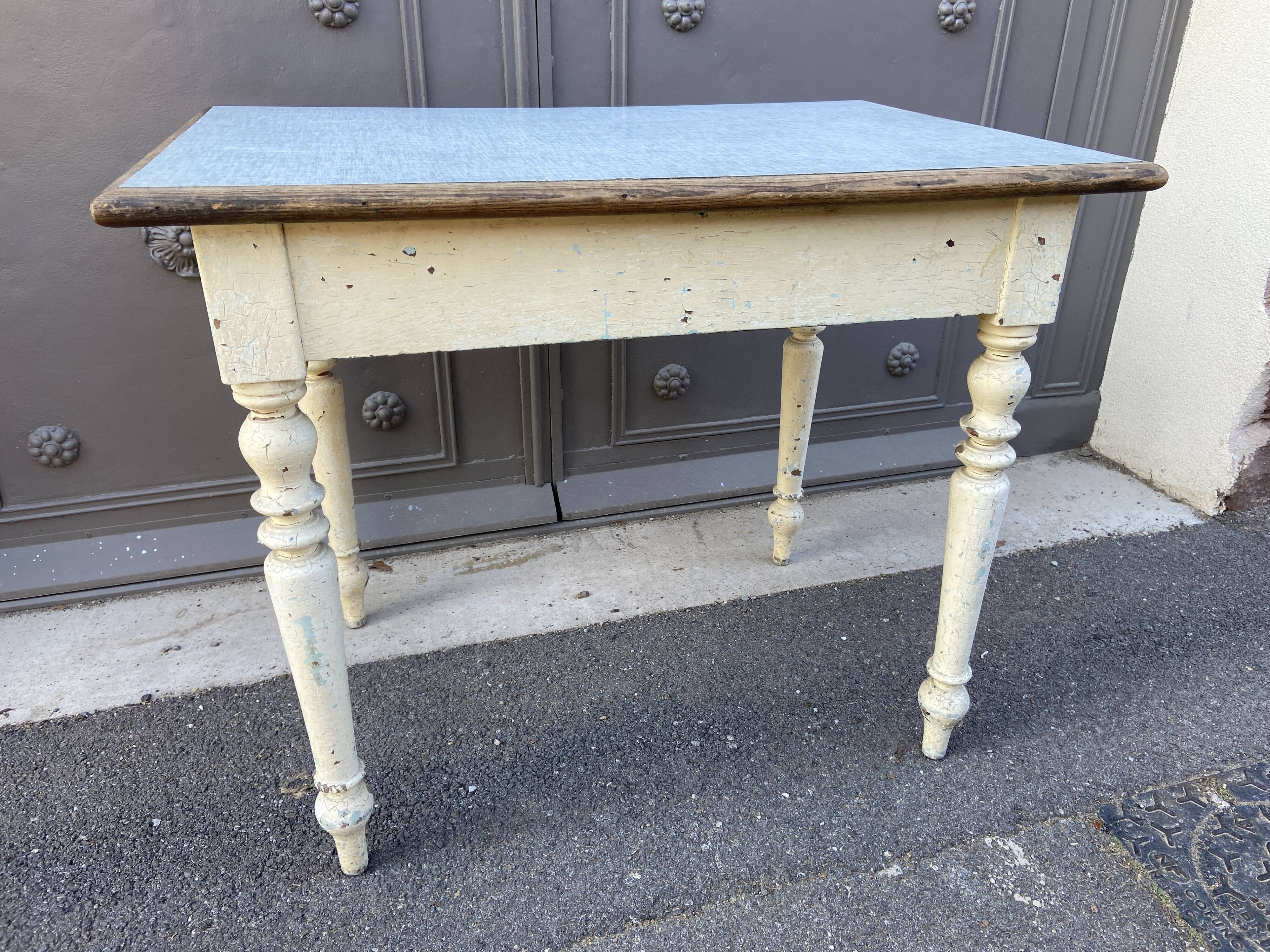 Table de ferme vintage 1950