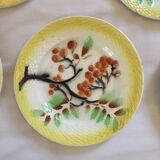 Lot of 5 dessert plates orchies