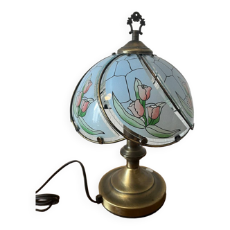 Lamp, vintage touchscreen, art deco style