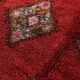 Burgundy Vintage Moroccan Rug 160 x 350 cm - Berber Wool Rug - Handmade rug