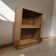 Vintage wooden mini shelf / display cabinet / bookcase