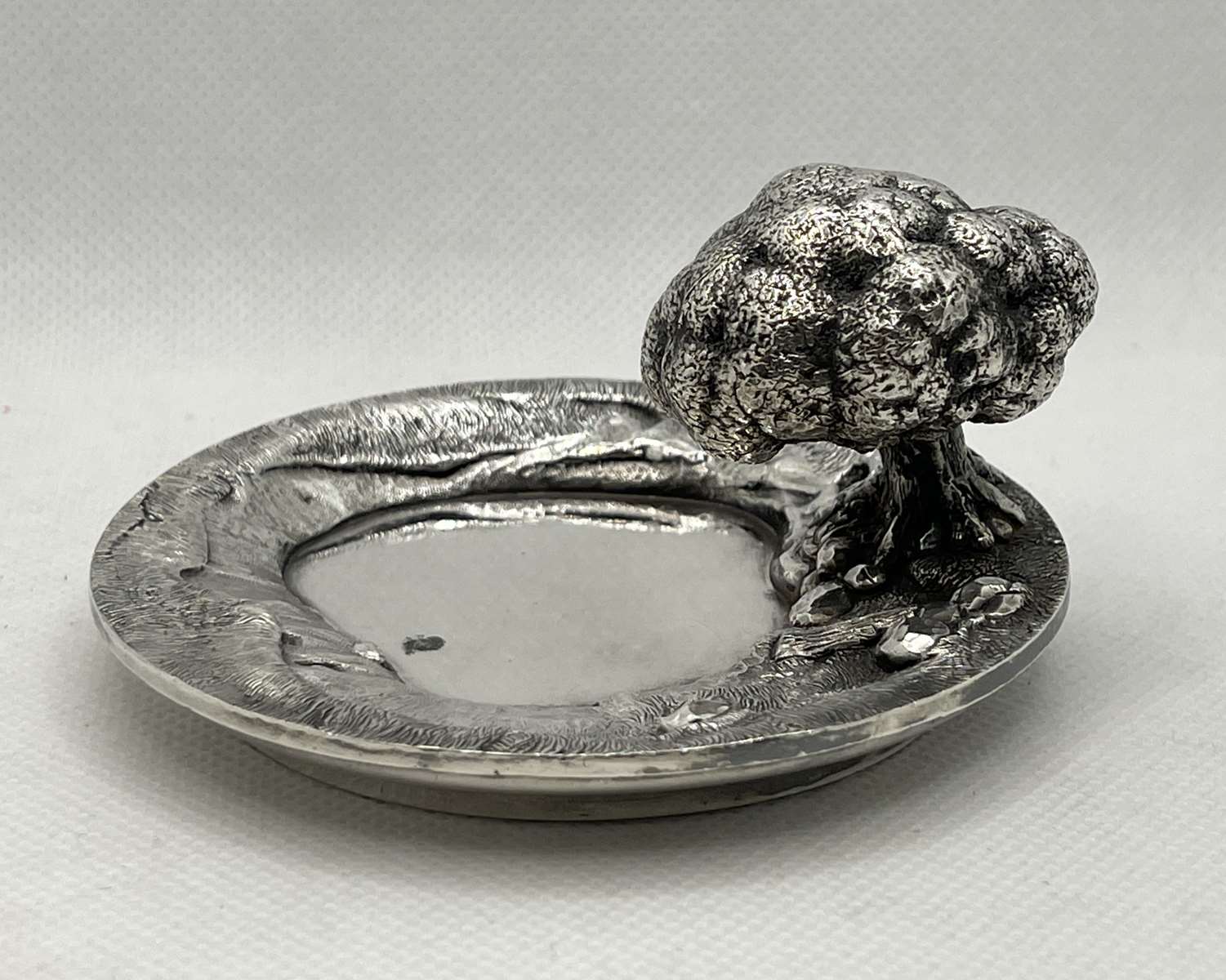 Empty Pocket Tree of Life in silver metal Christofle by Jacques Sitoleux