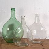 Anciens vases en verre (vers 1920). Ensemble 3 pièces #12