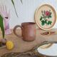 Vintage stoneware cup mug