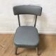 Vintage grey skai chair
