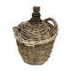 Demijohn rattan wicker woven
