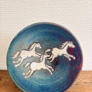 Empty Pocket Bowl Ceramic Taku Texas Artisanal Horses Studio Pottery