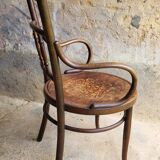 Fischel armchair in curved wood 1920