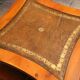 Pedestal table on two levels end of sofa base English style claws