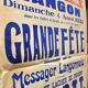 Affiche "Grande Fête" Langon 1935