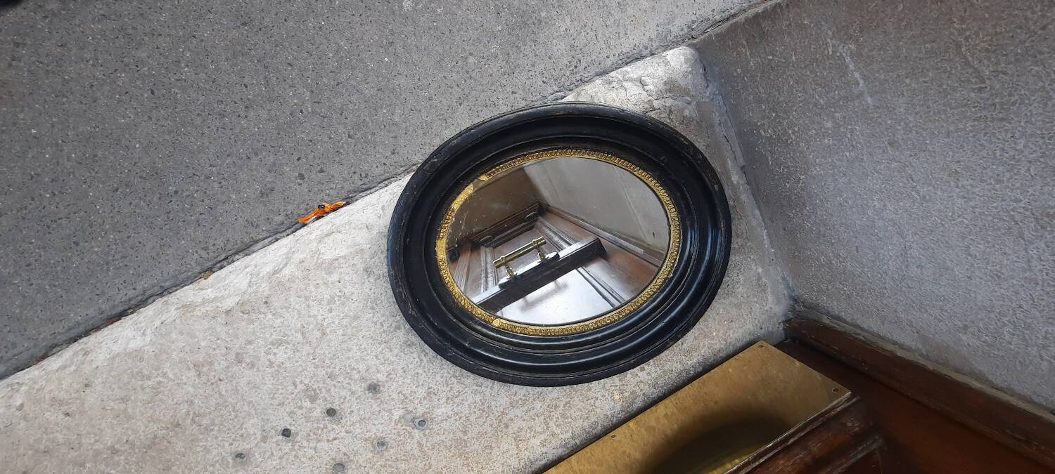 Napoleon III oval mirror