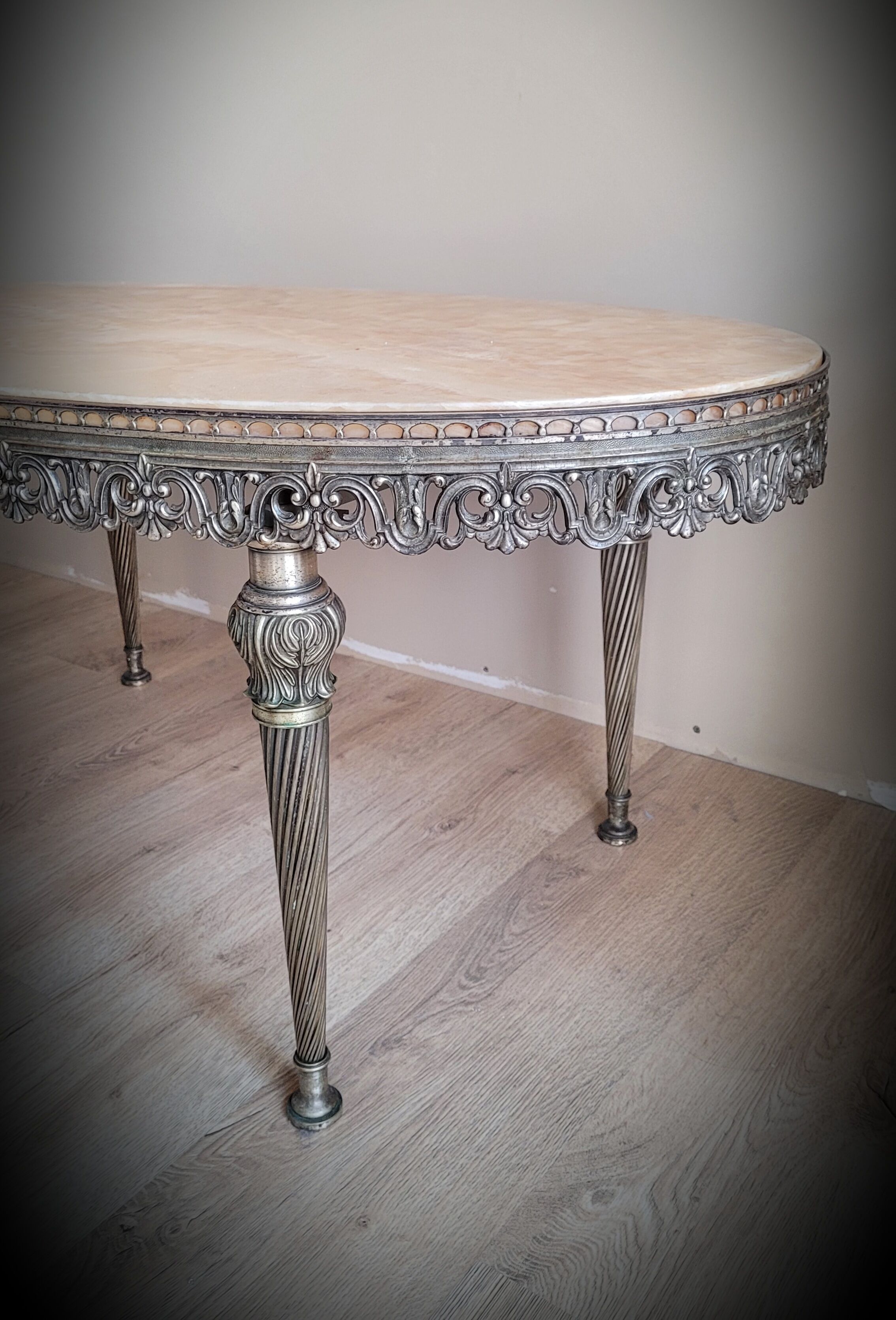 Onyx marble coffee table