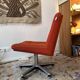 Orange armchairs