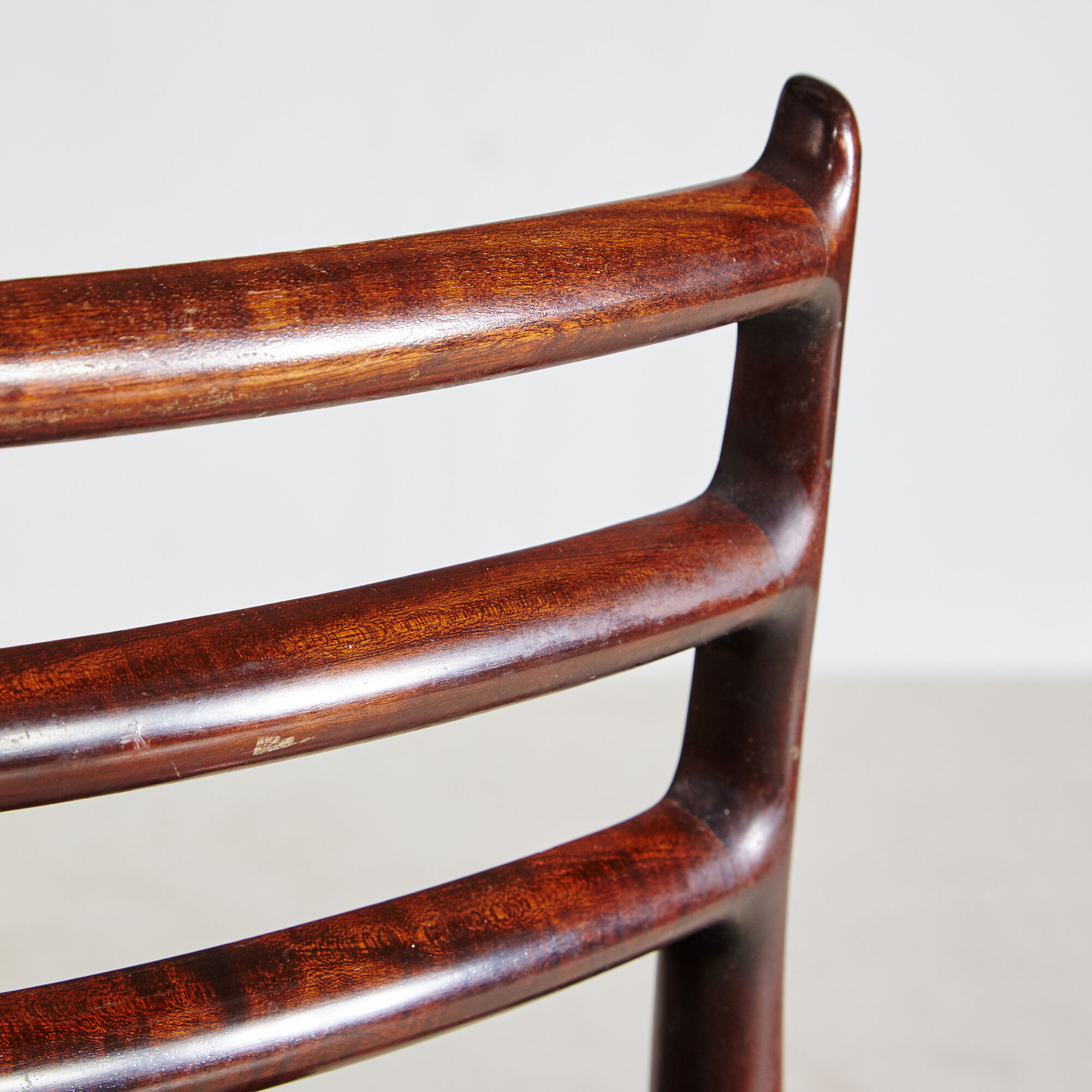 Model 78 rosewood dining chairs by niels o. møller for j.l. møllers, set of 6