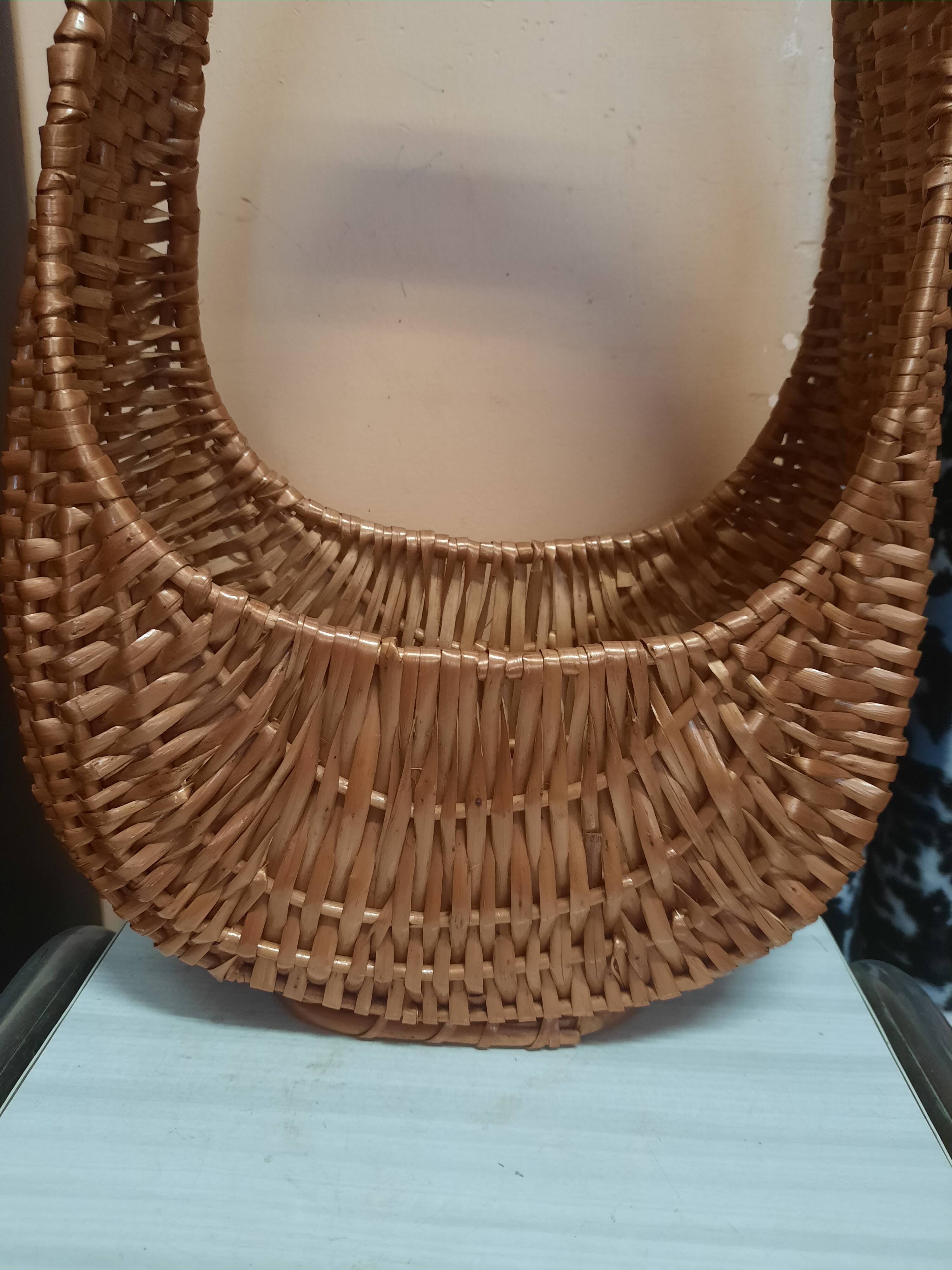 Vintage wicker basket