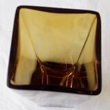 Square glass vase